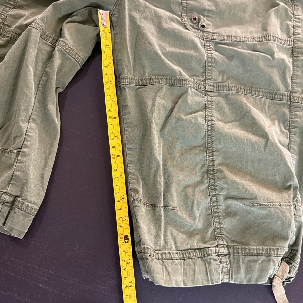 Old Navy Coast to Coast Mens Green Cargo Shorts Stretch Knit Waist‎ Size M - Picture 8 of 8